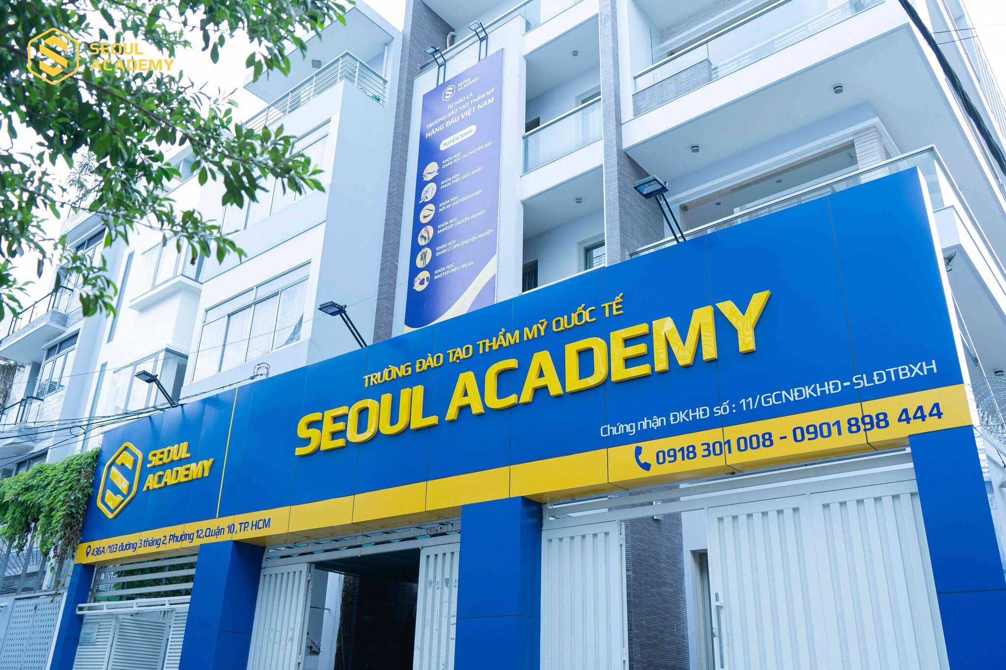 Trường đào tạo thẩm mỹ quốc tế Seoul Academy.